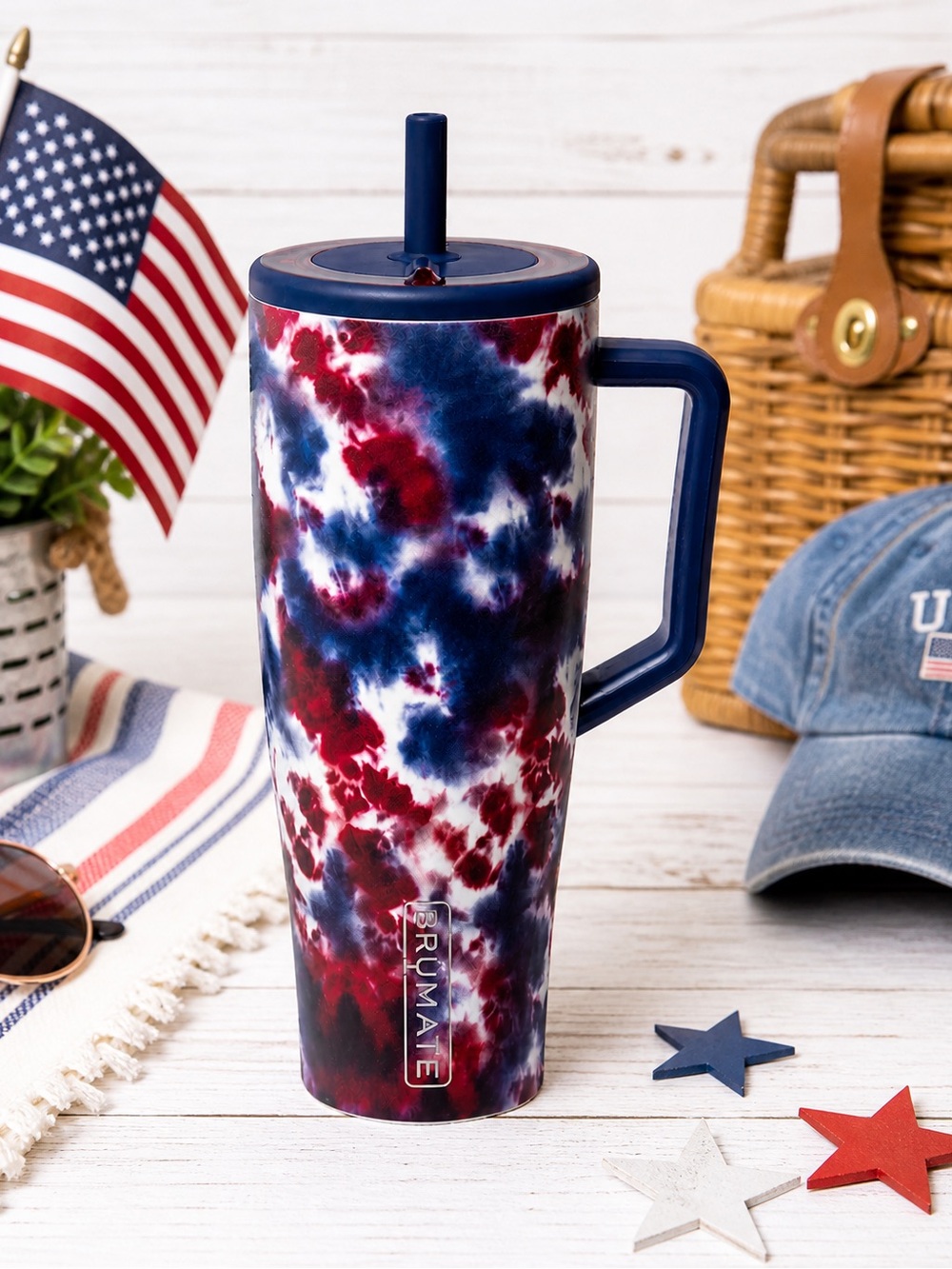 Brumate Era 40oz  Straw Tumbler Star Burst Print NWT Limited Edition